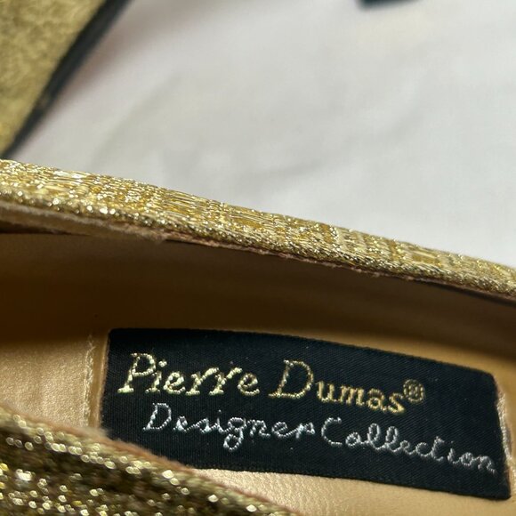 Pierre Dumas Gold Pumps size 7 1/2 - Picture 4 of 6